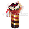 Elegant roses in a vase